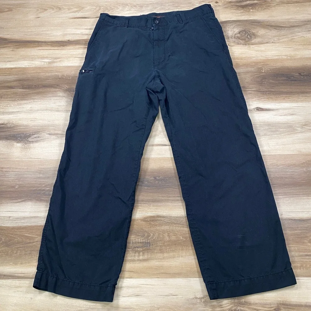 Y2K Banana Republic Cargo Pants Mens 34x30 Gorpcore Cotton Nylon Straight 2004